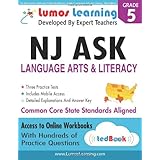 nj ask practice tests and online workbooks grade 5 language arts and literacy third edition common core state