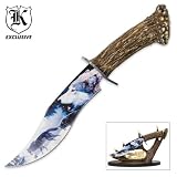 Wild Wolf Pack Bowie Knife