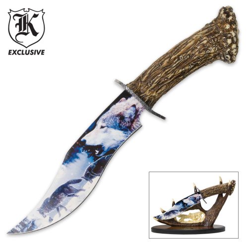 Wild Wolf Pack Bowie Knife Wild Wolf Pack Bowie Knife