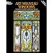Art Nouveau Windows Stained Glass Coloring Book (Dover Design Stained Glass Coloring Book)