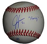 Jeff Francoeur Autographed ROLB Baseball with "Frenchy" Nickname Inscription! Kansas City Royals, Texas Rangers, Atlanta Braves, Proof Photo of Jeff Signing for Us.