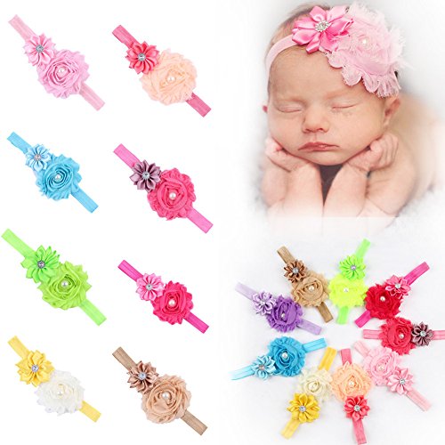 ROEWELL® Baby's Headbands Girl's Cute Hair Bows Hair bands Newborn headband