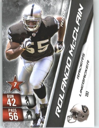 2010 Panini Adrenalyn XL #287 Rolando McClain RC - Oakland Raiders (RC - Rookie Card)(Football Cards)