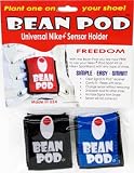 Bean Pod 2 Pk: Universal Nike+ iPod Sensor Holder - Nike Plus iPod Sensor Cases, Works w/ All Shoes: 1 Black Sensor Shoe Pouch and 1 Blue Sensor Shoe Pouch