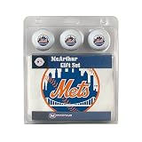McArthur New York Mets Three Ball Gift Set with Golf Towel