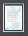 I Am Always With You Poem on 11 x 14 inches Double Beveled Matting