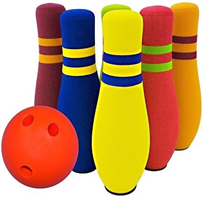 Gamenamics Kids Foam Bowling Game Toys Toy Pins Ball Outdoor Indoor Play Gift for Kids - 290999105595