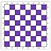 WE Games Purple Mousepad Chessboard, 20 inches - made in USA