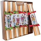 6 pc Traditional Nutcracker Christmas Crackers 680