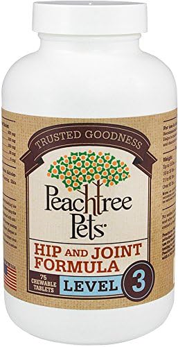 Glucosamine Chondroitin Plus MSM for Dogs - Hip & Joint Formula Level 3 - 75 Chewable Tablets
