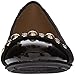Anne Klein Sport Women's Abideby Fabric Ballet Flat, Black, 10 M US