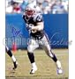 Autographed Larry Izzo Photo - Pursuit 8x10