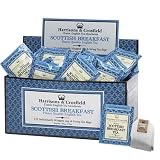 Harrisons & Crosfield Scottish Breakfast Tea, Fresh Sealed Individually Wrapped, 125-Count, 9.9-Ounce Box