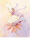Caroline Dandelion Children Art Poster Print by Robbin Rawlings, 10x12