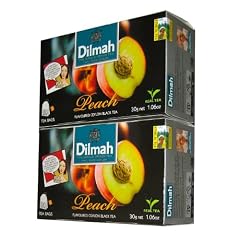 Dilmah Peach Flavoured Ceylon Black Tea 40 Teebeutel ( 2 x 20 )