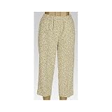 Misses Alia Mini Leaf Print Microfiber Capris