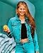 Anna Kournikova 12x16 Matte Color Photo (Jean Outfit - Holding Tennis Ball)