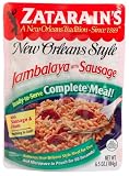 Zatarain's Jambalaya with Sausage, Ready To Serve, 6.5-Ounce Pouches (Pack of 12)