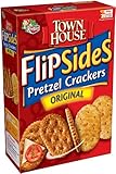 Keebler Town House Flipsides Pretzel Crackers, Original, 9.2 Ounce (Pack of 12)