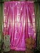 2 Green Pinks Silk Sari Panel Drapes Curtains 96