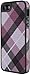 Speck Products FabShell Fabric-Covered Case for iPhone 5 & 5S  - MegaPlaid Mulberry/Black