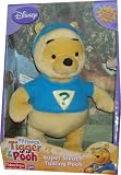 Disney My Friends Tigger and Pooh 11 Inch Tall Soft Plush Figure - Super Sleuth Talking Pooh with Fun Song and Over 10 Phrases