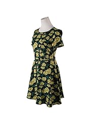 Floral Print Vintage Spring Cocktail Short Chiffon Party Dress 