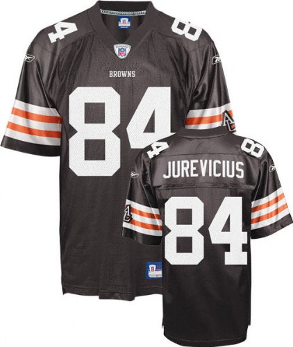 Joe Jurevicius Jersey: Reebok Brown Replica #84 Cleveland Browns Jersey