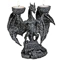 Drachen TeelichthalterFantasy Deko Figur