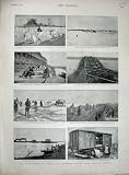1896 SIBERIA TRANS-SIBERIAN RAILWAY RIVER IRTISH TRAIN