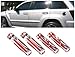 Spec-D Tuning DRH-GKEE05C Jeep Grand Cherokee Dodge Ram Chrome Door Handle Covers