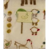 BeanSprout With a Moo Moo Crib Throw