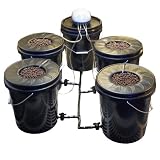 Black Bucket Deep Water Bubbler System, 4 pack