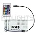 HitLights Sound Activated LED Music Controller With Remote for Color Changing LED Strip, Plug-And-Play, 5 Amp, 12 Volt