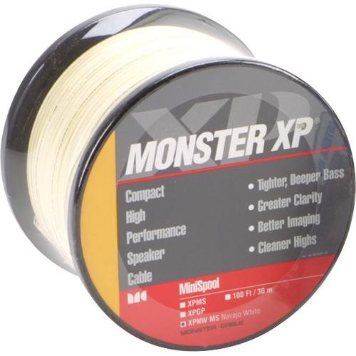 Monster XP Navajo White - Compact Speaker Cable MKII - 30 ft. mini spool - 9.14 m.