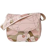 Hoohobbers Cocoa Pink Messenger Diaper Bag
