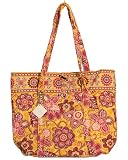 Vera Bradley Bali Gold Vera Bag Tote