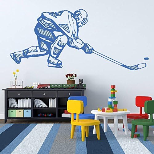 ik578 Wall Decal Sticker hockey stick puck rink sport team game kids bedroom