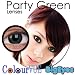 Party Green Big Eyes Contact Lenses (Pair)