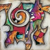IMAGE OF Swirl II Finest LAMINATED Print Eric Waugh 20x20