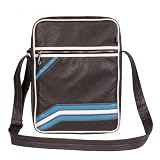T'nB - Messenger Station Oxford - Besace pour PC portable jusqu'&agrave; 14'' - Noir/Bleu