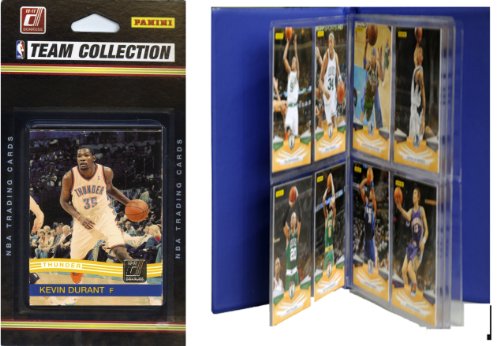 NBA Oklahoma City Thunder Licensed 2010-11 Donruss Team Set Plus Storage Album