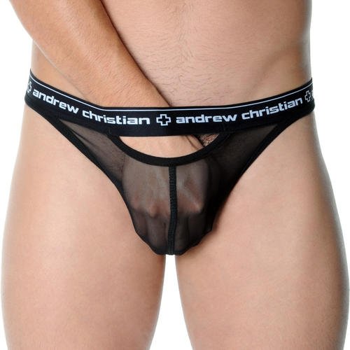 Gigolo Thong, Black, Medium