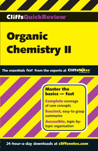 cliffsquickreview organic chemistry ii