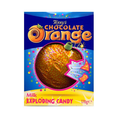 Terry's Chocolate Orange Milk Exploding Candy 170g - Milchschokolade mit realem Orangen Geschmack