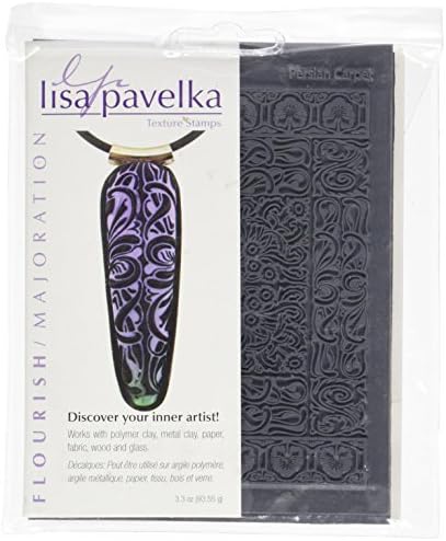 Lisa Pavelka 327090 Texture Stamp Kit Flourish by JHB International Inc