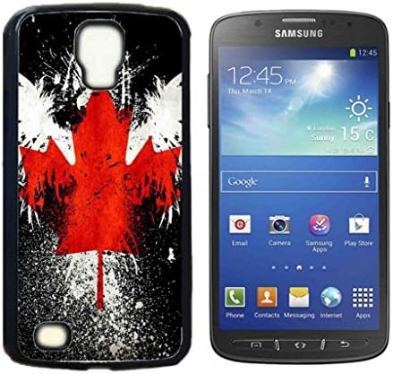 Canada Flag Hard Plastic and Aluminum Back Case for Samsung Galaxy S4 Active I9295