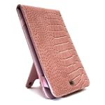 JAVOedge Pink Croc Flip Style Case for the Barnes & Noble Nook