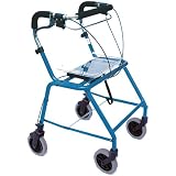 Winnie Walker Dannie Steel Rollator - Atlantic Blue