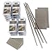 Aspect Peel and Stick Backsplash Kit Putty Glass Tile for Kitchen and Bathrooms (15 sq ft Kit)